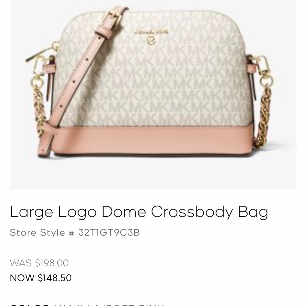 Michael Kors crossbody dome bag! So cute! New! - Picture 4 of 4